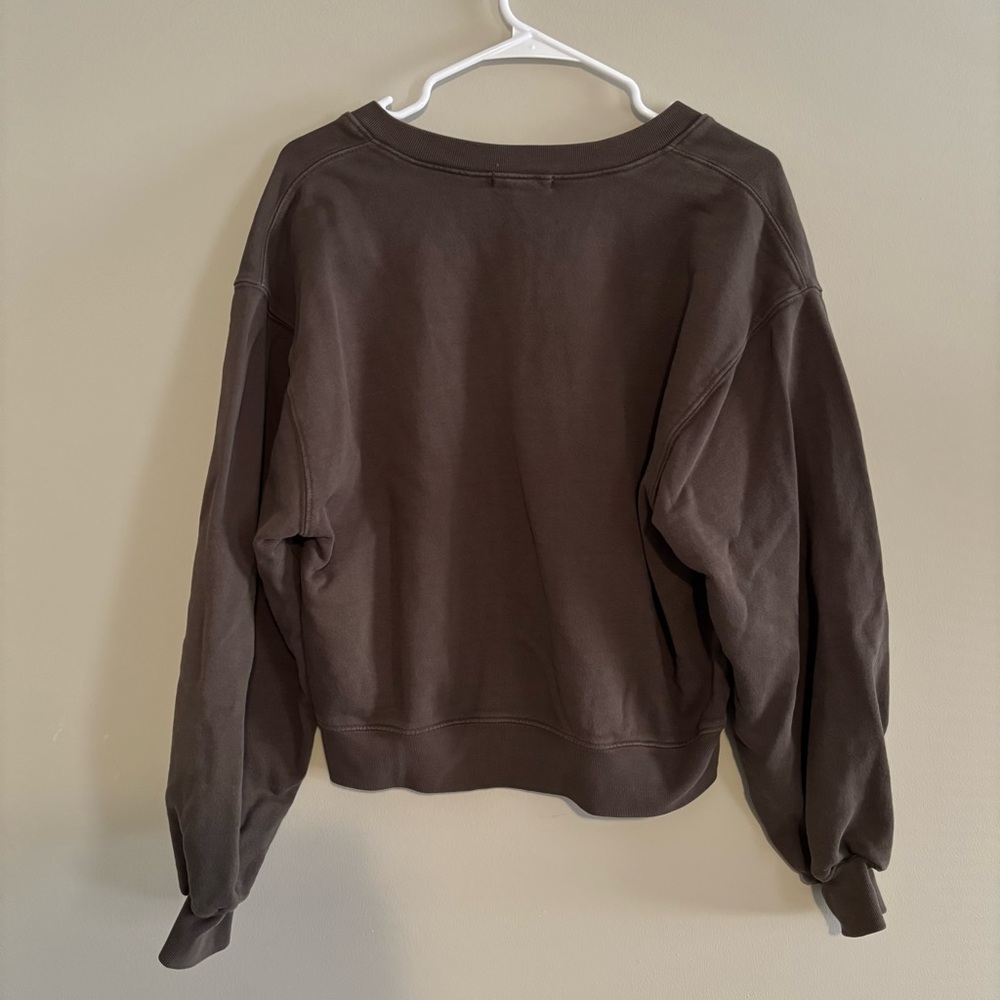 Agolde Low V Neck Crewneck - Picture 3 of 7